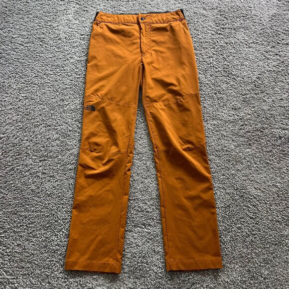 The North Face Paramount Active Pants Outdoor Hiking Orange Mens Size 30 (30x30) - Picture 1 of 9